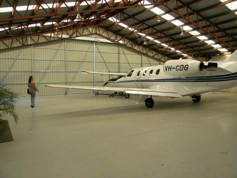 ISG industrial sheds - aircraft hangar